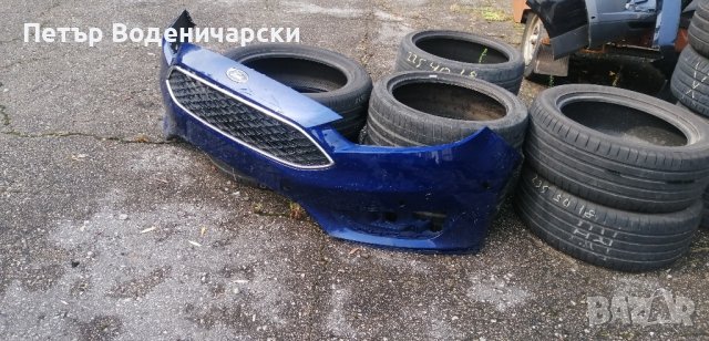 Предна броня Форд Фокус Ford Focus. Оригинална с номер F1EB-17757-AJ14, снимка 8 - Части - 41964818