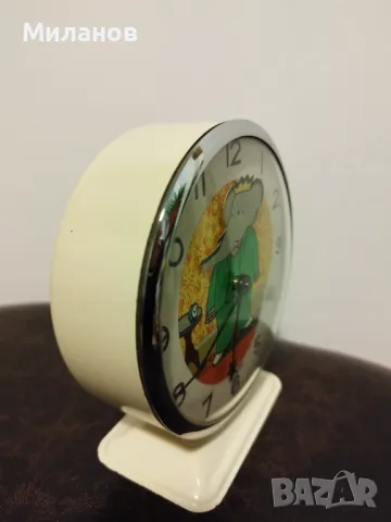 Стар механичен будилник, настолен часовник, снимка 7 - Антикварни и старинни предмети - 49379356