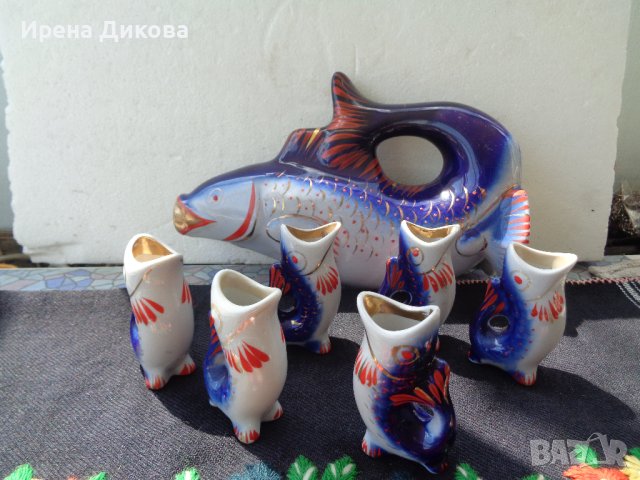 Продавам;Порцеланов сервиз във формата на риби ,,Полонне'', снимка 2 - Колекции - 41920328