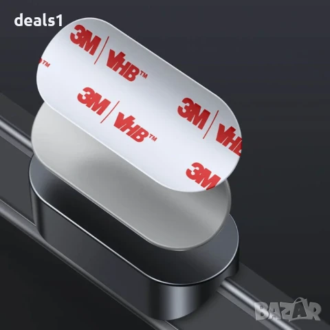 Baseus Square Bar Parking Number Plate Алуминиева визитка за телефонен номер при временно паркиране , снимка 4 - Друга електроника - 50534618