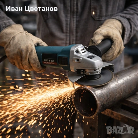 Ъглошлайф на ток Kraftroyal - 125mm бързо и прецизно рязане