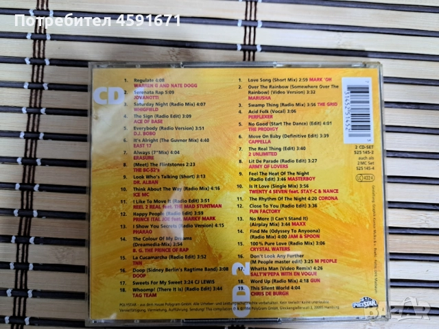 Sahnestücke 94 - Die Besten Internationalen Hits, снимка 4 - CD дискове - 51797139