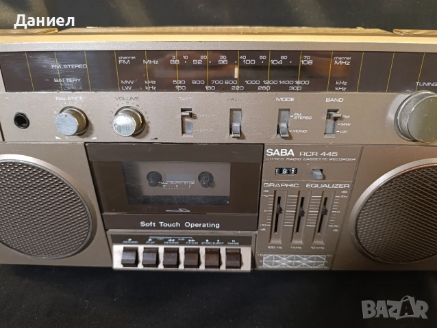 Касетофон SABA RCR 445, снимка 2 - Радиокасетофони, транзистори - 52310551