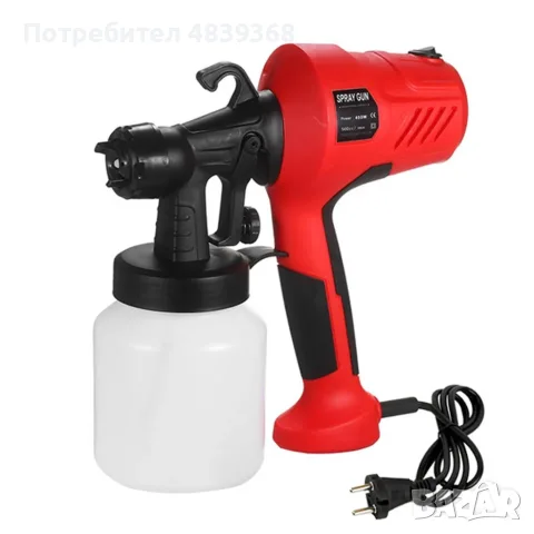 Електрически пистолет за боядисване 400 W ТОП ЦЕНА