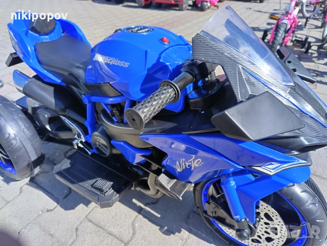 KAWASAKI акумулаторен мотор NINJA син