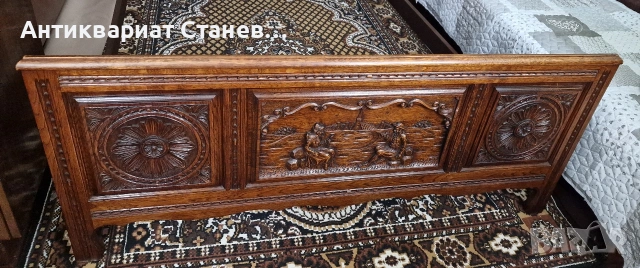 Масивно френско легло стил БРЕТОН , снимка 3 - Спални и легла - 53694875