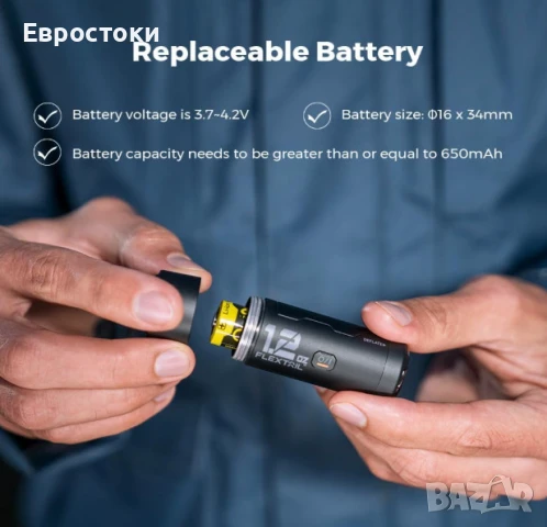 Преносима въздушна помпа FLEXTAIL Zero Pump, акумулаторна мини помпа за надуване и вакуум, снимка 6 - Надуваеми легла - 50621431