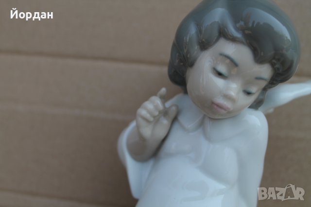 Испанска порцеланова фигурка ''LLardo'' седнал Ангел, снимка 5 - Колекции - 41340871