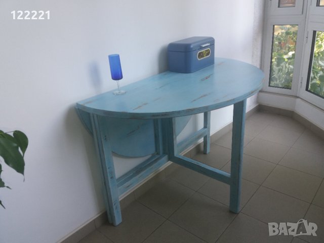 Сгъваема дървена маса, снимка 3 - Маси - 41473774