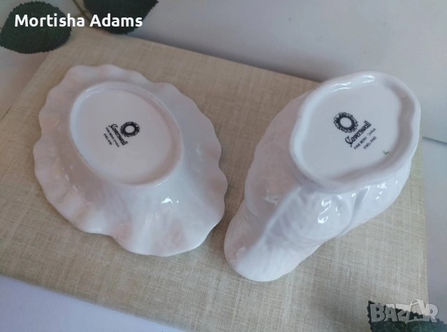 Мини каничка/ сосиерка- костен порцелан , снимка 5 - Други - 52788040