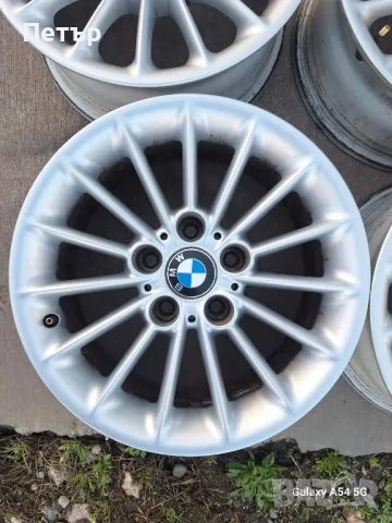 ОРИГИНАЛНИ АЛУМИНИЕВИ ДЖАНТИ ЗА BMW stуle 48 -5 серия- е39 - 5х120х74.1-16 цола, снимка 2 - Гуми и джанти - 49814467