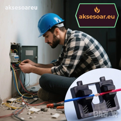 2 бр. стяга стиска за запояване на медни кабели регулируема скоба с пружини станция за заваряване, снимка 4 - Аксесоари и консумативи - 53466705