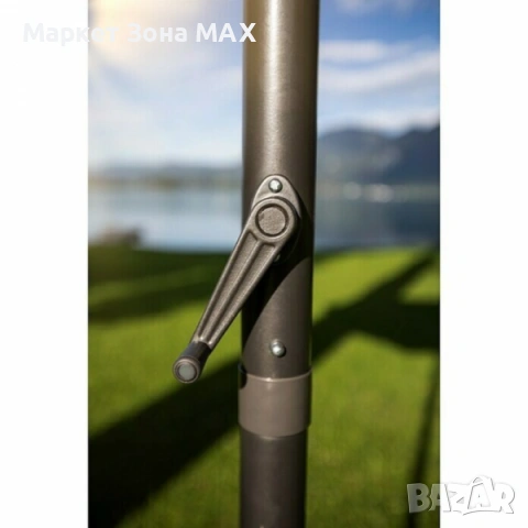 Градински чадър Ø270 см – стабилна сянка и свеж комфорт за вашия двор, снимка 3 - Други стоки за дома - 53393514