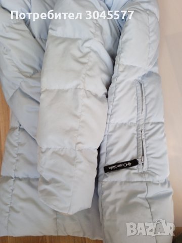 Яке топло с пух с качулка Размер L, снимка 13 - Якета - 42427541