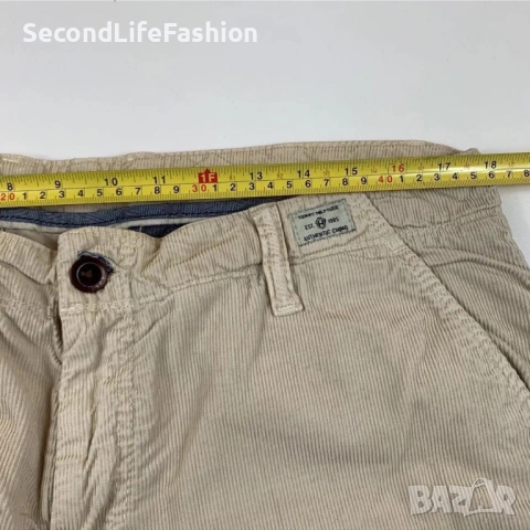 Мъжки винтидж панталон Tommy Hilfiger Mercer джинсови  размер 36/34 бежов, снимка 5 - Панталони - 53118901