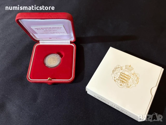 Монако 2017 – 2 евро - 200 години от създаването на Княжеската рота на карабинерите PROOF