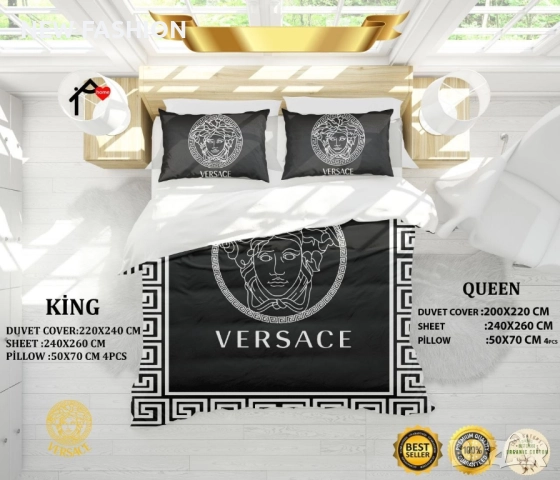 Спални Комплекти - Ранфорс ✨ VERSACE ✨ CHANEL ✨ LOUIS VUITTON ✨ HERMES ✨, снимка 16 - Спално бельо - 51444858