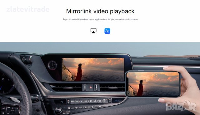 Lexus System Безжичен Apple Carplay Android Auto MMI BOX, 9642, снимка 3 - Навигация за кола - 41929075