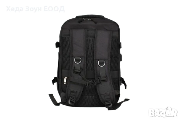 Раница за ръчен багаж 40х30х20см с USB порт – с отделение за обувки, снимка 4 - Портфейли, портмонета - 40820376