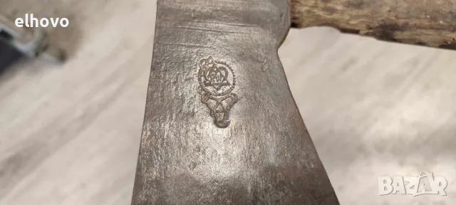 Стара брадва с дълга дръжка #6, снимка 4 - Антикварни и старинни предмети - 47950456