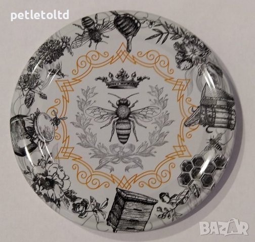 Капачки за буркани с пчелен мед, снимка 2 - Други стоки за животни - 14528953