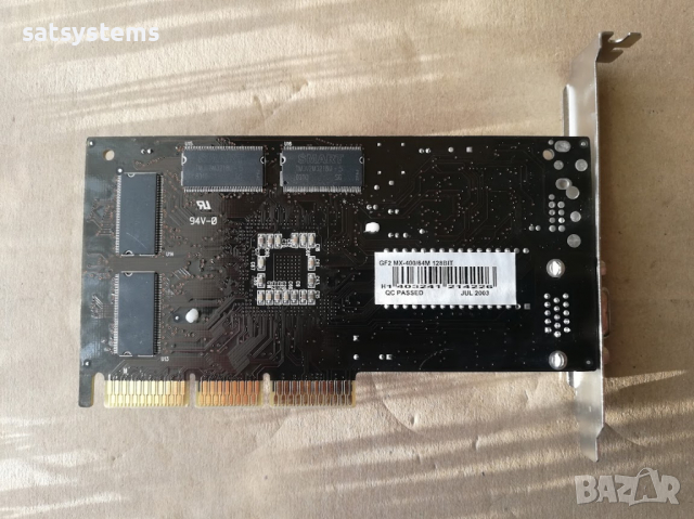 Видео карта NVidia GeForce 2 Manli MX400 64MB SDR 128bit AGP, снимка 6 - Видеокарти - 36163836