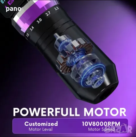 Машина за татуировки/Tattoo machine, снимка 3 - Друго оборудване - 55817812