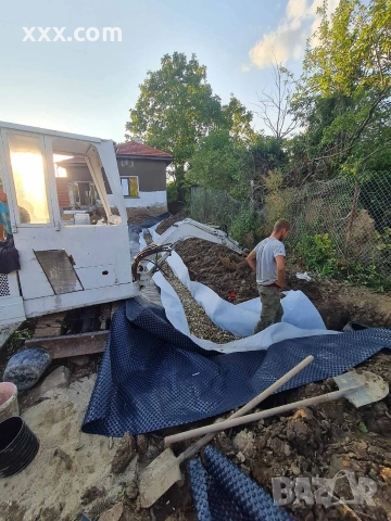 услуги с багер и мини багер 