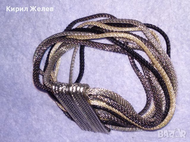 КРАСИВА СТИЛНА ФЕШЪН ГРИВНА от СРЕБРИСТА БЛАГОРОДНА НЕРЪЖДАЕМА СТОМАНА с МАГНИТНА ЗАКОПЧАЛКА 26544, снимка 12 - Гривни - 41753233