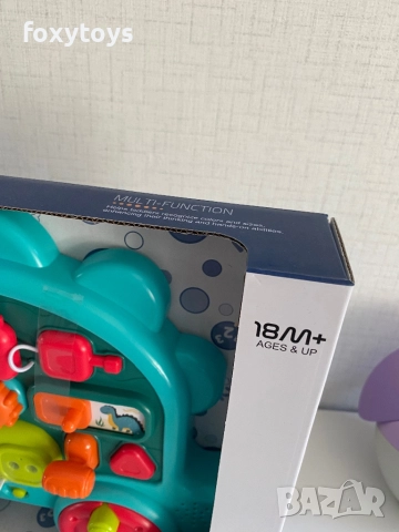 Динозавърче, дъска бизиборд, със забавни дейности, музика и светлина, busy board , снимка 10 - Образователни игри - 51699942