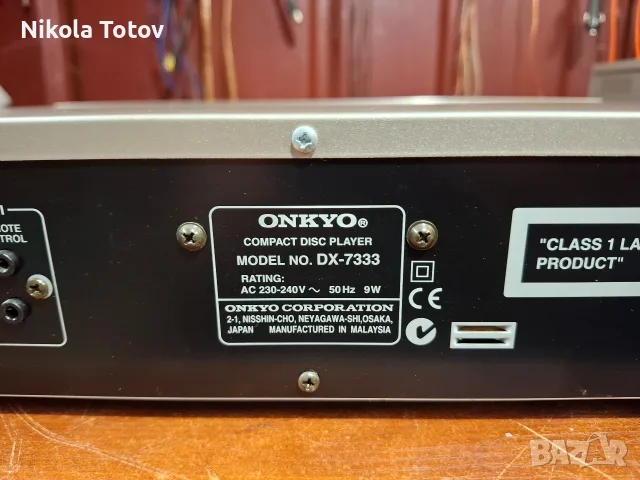 Продава се плеър Onkyo DX-7333., снимка 6 - Ресийвъри, усилватели, смесителни пултове - 56282492