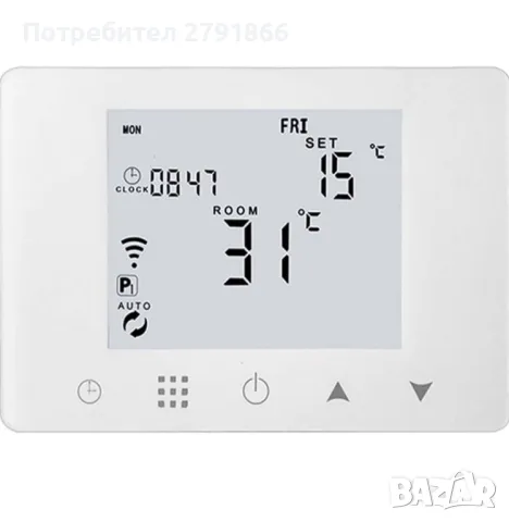 Интелигентен цифров програмируем WiFi термостат за газов/воден котел Работи с Alexa и Google, снимка 9 - Друга електроника - 48667448