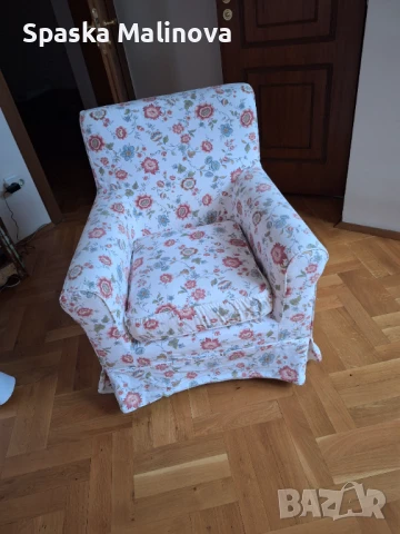 Продавам фотьойл Икея,свалящи се калъфи. , снимка 1
