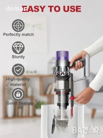 Резервен контейнер и миещ се филтър за Dyson V10 SV12, снимка 6 - Други стоки за дома - 56011783