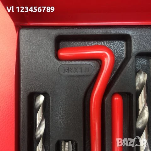 Комплект за възстановяване на резби - 88 части, снимка 3 - Други инструменти - 50772640