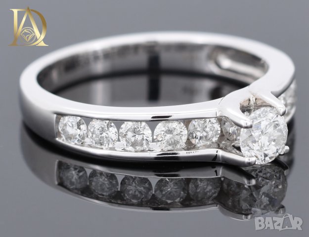 Нов Златен Пръстен с 0.94кт Естествени Брилянти , снимка 8 - Пръстени - 40069655