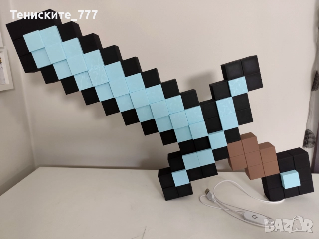 Sword Minecraft / Светещ меч Майнкрафт, снимка 3 - Други - 52514588
