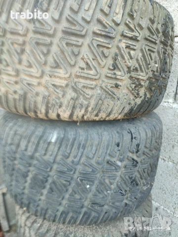 Гуми с джанти от трактор на косачка 27-5-25, снимка 3 - Гуми и джанти - 50445042