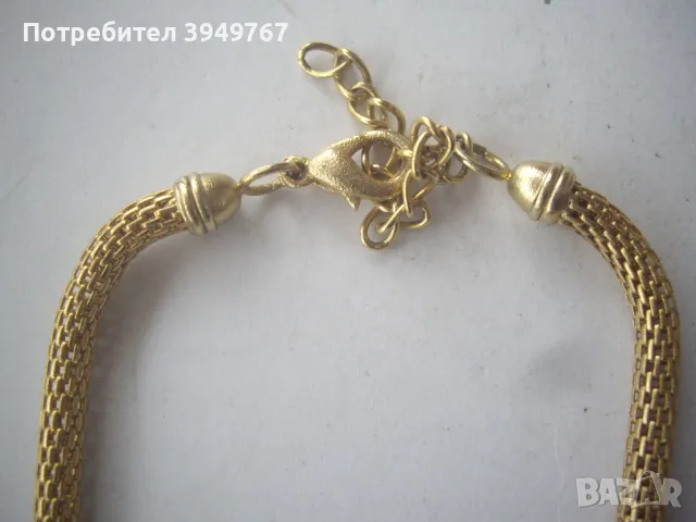 Красиво позлатено ланче., снимка 5 - Колиета, медальони, синджири - 49696037