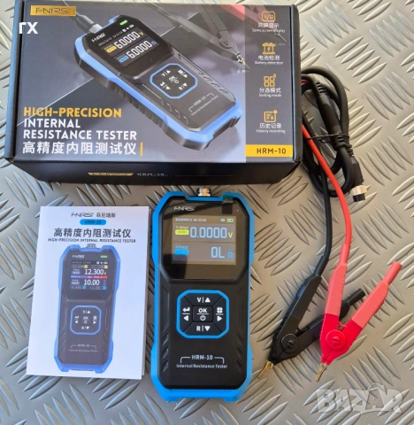 уред за точкови заварки FNIRSI SWM-10, Тестер за вътрешно съпротивление FNIRSI HRM-10, снимка 2 - Други инструменти - 53666768