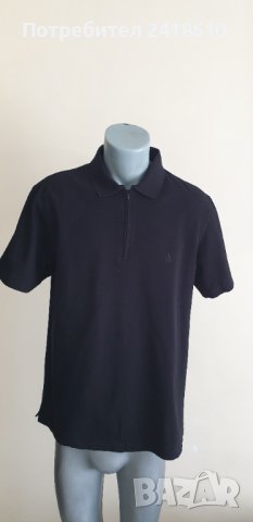 VALENTINO JEANS Pique Cotton  Half Zip Mens Size XL/52 ОРИГИНАЛ! Мъжка тениска!, снимка 1