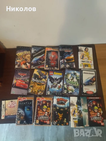 Продавам лот обложки+книжки за Playstation Portable (PSP) игри