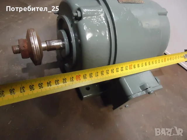 Трифазен шмиргел 1,1KW, снимка 5 - Електродвигатели - 56218570