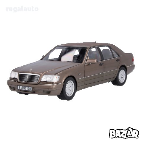 B66040684,Умален модел die-cast Mercedes-Benz S 600,W140 (1994-1998),1:18