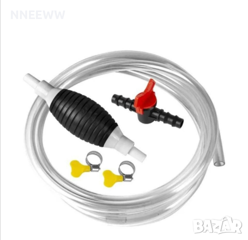 ръчна помпа за течности и гориво с маркуч и кранче , снимка 2 - Аксесоари и консумативи - 44516972