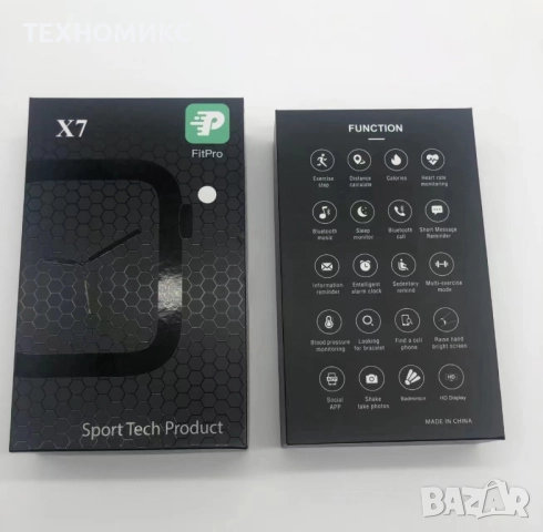 Смарт часовник X7, Водоустойчив IP67, Разговори, Пулс, Крачки, снимка 17 - Смарт часовници - 51801740