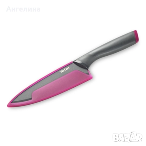 Нож, Tefal K1220304, Fresh Kitchen Chef knive + cover 15 cm, снимка 4 - Аксесоари за кухня - 52195397