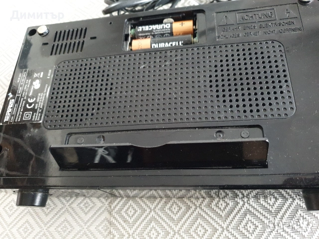 немски радио часовник TERRIS горен монтаж, снимка 3 - Радиокасетофони, транзистори - 53570913