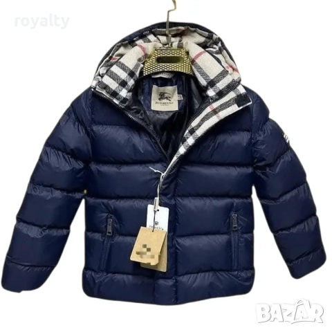 Яке за момче Burberry зима Два цвята 