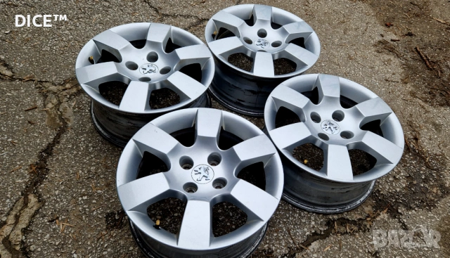 Пежо Ситроен 16 4х108 лети джанти Peugeot Citroen 4x108, снимка 8 - Гуми и джанти - 53451857